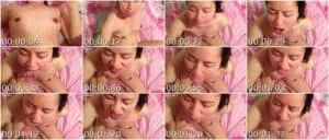 Pinay MILF Jacking Off Cock Hard