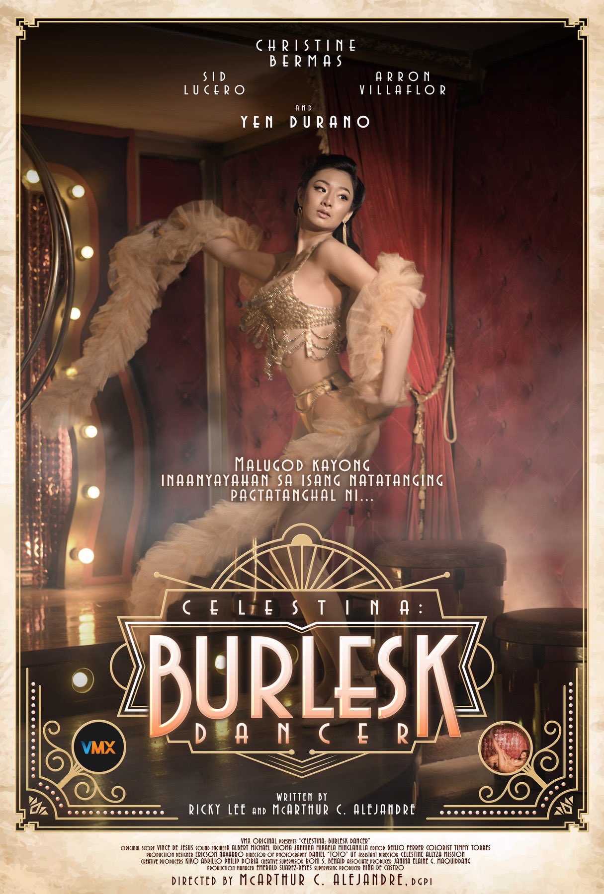 Celestina Burlesk Dancer 2025 Movie Poster